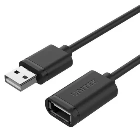 Unitek Y-C417GBK černá / Kabel USB-A 2.0 (M) - USB-A 2.0 (F) / 3 m (Y-C417GBK)