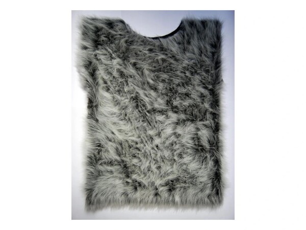 Jirka Kožich šedý chlupatý - XL-XXL Barva: XL-XXL