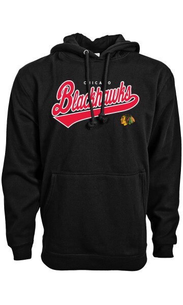 Levelwear Pánská Mikina Chicago Blackhawks Tail Sweep Hoodie Velikost: S