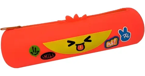 MITAMA Mitamino Animal oranžová / Penál / Silikon / Zip (63704-0285)