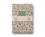 Rifle Paper Co. Linkovaný zápisník Rosa – set 3 ks, zelená barva, papír
