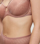Dámská podprsenka Triumph Signature Sheer W01 EX - TOASTED ALMOND - mandlová 6901 - TRIUMPH BROWN 80D