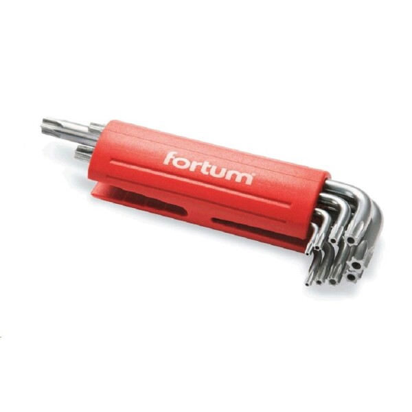 Klíče torx vrtané S2 FORTUM 9ks 10-50 mm