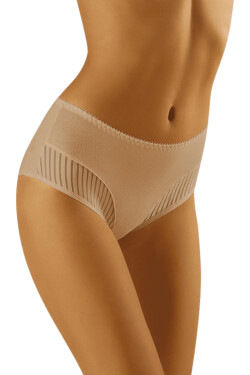 Dámské kalhotky Eco-QI beige - Wol-bar Béžová XL