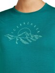 ICEBREAKER Wmns Mer 200 Oasis LS Crewe Sunrise Summit, Tidal Teal velikost: S