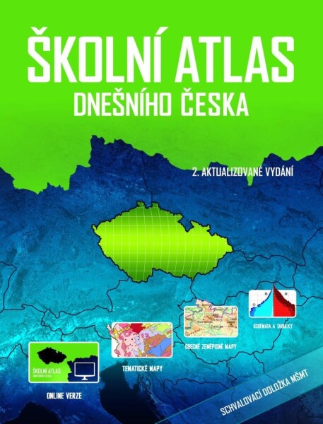 Školní atlas dnešního Česka,