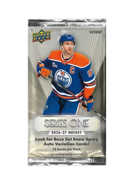 Hokejové karty NHL 2026-27 Upper Deck Series 1 Hockey Hobby Balíček