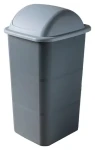 BELLI E FORTI Odpadkový koš FLIP šedý / Plast / 24 l / Výška 44,5 cm