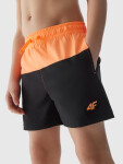 Chlapecké plážové šortky typu boardshorts 4F - oranžové Velikost: 134/140