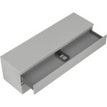 MEXEN/S - Orio koupelnová skříňka pod umyvadlo 160 cm s deskou, 2 zásuvky, šedá mat 91A10-16047-2-BFFC62