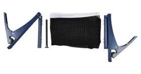 RULYT Síť na stolní tenis s držáky / 182x15 cm / do desky max. 4 cm / polyester, ocel