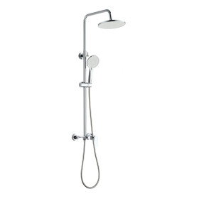 INVENA - Sprchový sloup s baterií, Rikia, chrom AU-24-B01-G