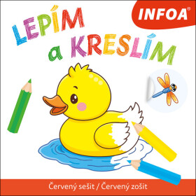 Lepím a kreslím - Červený sešit / Červený zošit