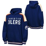 Outerstuff Dětská mikina Edmonton Oilers NHL Camaraderie Oversized Colorblock Fleece Velikost: Dětské S (122 – 134)