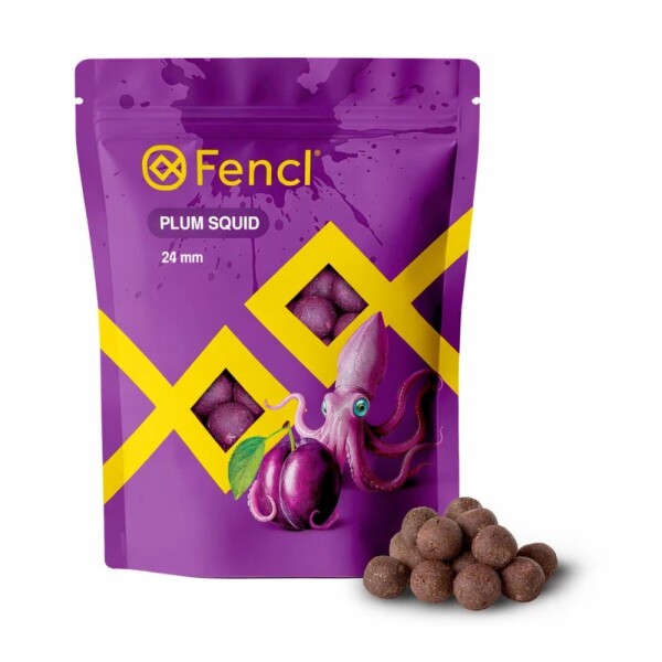 Fencl Boilie Plum Squid 900g - 24mm,Fencl Boilie Plum Squid 900g - 24mm