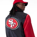 New Era Pánská bunda San Francisco 49ers NFL Satin Bomber Velikost: S