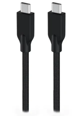 GENIUS ACC-C2CC-3A Kabel USB-C (M) - USB-C (M) 1 m černá / opletený / 60W (32590006400)