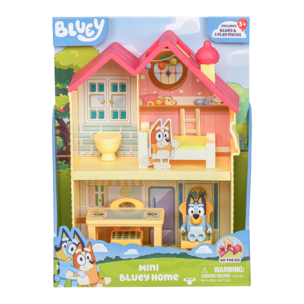 Mini domeček Bluey s příslušenstvím + figurka - TM Toys