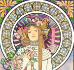 Nástěnný kalendář vázankový/kravata 2026 Helma - Alfons Mucha