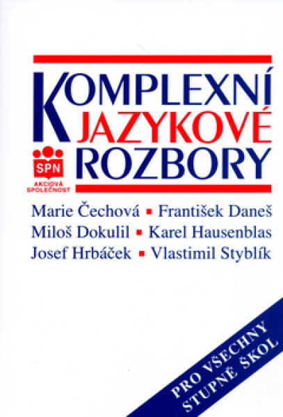 Komplexní jazykové rozbory - kolektiv autorů