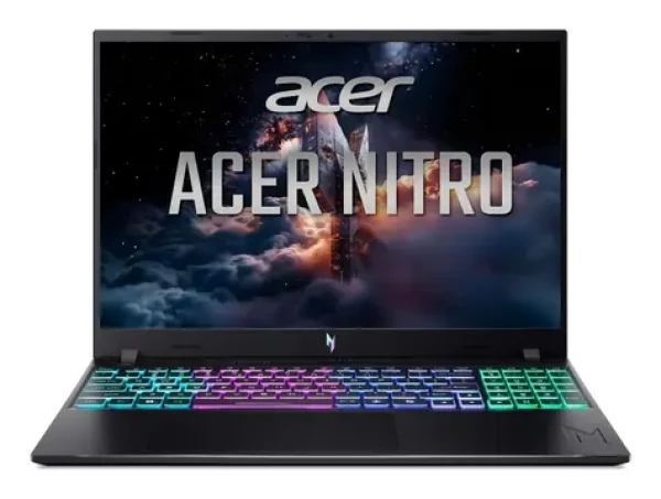 Acer Nitro V 16 černá / Notebook / 16" WUXGA IPS 180Hz / Intel Core 9 270H 2,7 GHz / 16GB DDR5 / 1TB SSD / RTX 5070 8GB (NH.U5AEC.009)