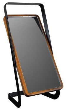 RIDDER - AKASYA kosmetické zrcátko na postavení, 105x227, černá/akácie 03118110