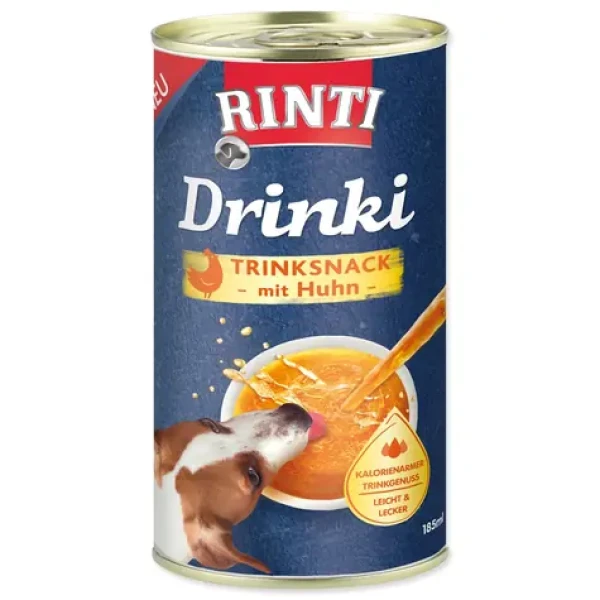 Rinti Drink kuře 185 ml / Nápojový pamlsek pro psy / Tekuté doplňkové krmivo (394-92212)