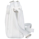 Stylová dámská kožená crossbody Robertina, bílá