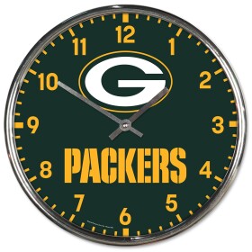 Hodiny Green Bay Packers NFL Chrome Team Design
