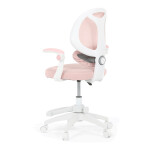 Dětská židle, výškově nastavitelná, růžová síťovina, KA-W8008 PINK