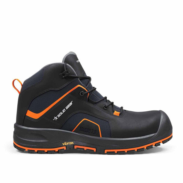 SolidGear Footwear Bezpečnostní obuv Falcon 2.0 S3S Velikost: 42, Černá, Oranžová