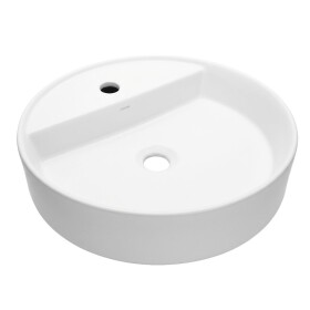Mereo Umyvadlo na desku bez přepadu, Lota, 450x450x110 mm, kulaté, keramické UC454511C
