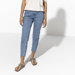 Dámské žabky Birkenstock Gizeh Stone Birko-Flor narrow grey (0043393) 36