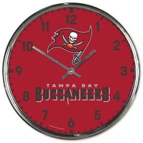 Hodiny Tampa Bay Buccaneers NFL Chrome Team Design