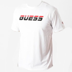Pánské triko Guess U0BA47 bílé