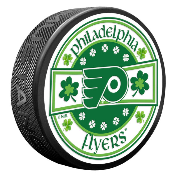Mustang Puk Philadelphia Flyers NHL Lucky St. Patricks Day Puck