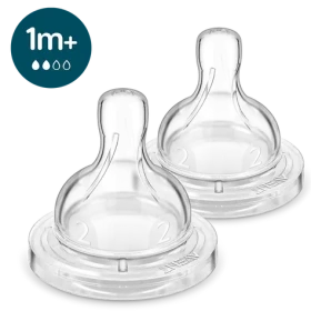 Philips Avent SCY762/02 / Savička na kojeneckou láhev / pomalý průtok / 2 ks
