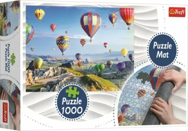 Trefl - Puzzle - Balóny nad Kappadokií + podložka
