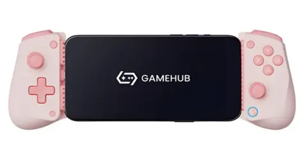 GameSir X5 Lite růžová / Herní ovladač s držákem pro chytrý telefon / USB-C / Hall Effect / Android, iOS (GSX5LP003-1)
