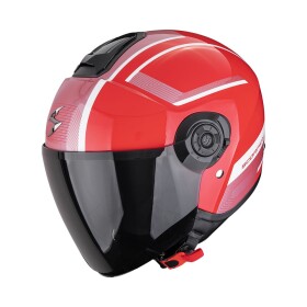 Moto přilba Scorpion Exo-City II Cosmos červeno/stříbrná - S