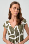 Vamp Elegantní letní šaty Linnea 18380 Vamp Barva: green oil, Velikost: