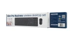 Gembird KBS-WPS-01 černá / Bezdrátová sada klávesnice a myši / US layout / 1200 DPI (KBS-WPS-01)
