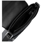 Stylová dámská koženková crossbody kabelka Katia, černá