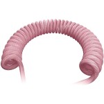 PBT Keycap Coiled Cable Upgrade Set Quartz Pink US/UK