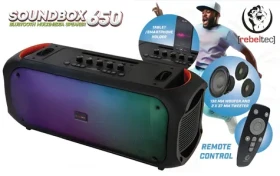 SoundBox 650 / Přenosný reproduktor / Bluetooth / FM rádio / USB/SD / Party (RBLGLO00051)