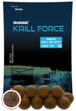 Haldorádó Boilies Krill Force Long Life 700g 24mm Krill Hot Spicy (HD32394)