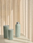 Stelton Nerezový termohrnek To Go Click Minty Moss 200 ml, zelená barva, kov