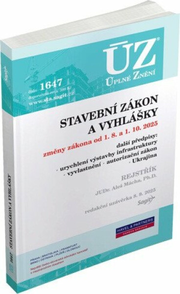 ÚZ 1647 Stavební zákon