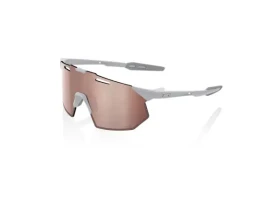 100% Hypercraft SQ brýle Matte Stone Grey/HiPER Crimson Silver Mirror