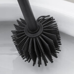 Erga Halika, náhradní WC kartáč se silikonovou hlavou, 34 cm, černá, ERG-YKA-V.WCZ-HALIKA-SILKA-BLK